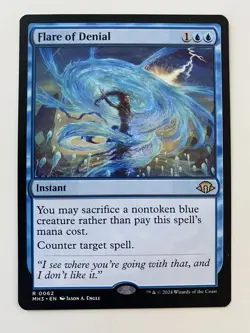 Flare Of Denial (0062) *Non-Foil* Modern Horizons 3 Base Rare MH3 MTG NM/MT - Image 1