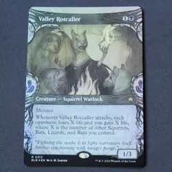 Valley Rotcaller Showcase FOIL 313 NM MTG Bloomburrow Rare - Image 1