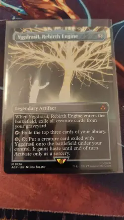 MTG Magic - Yggdrasil, Rebirth Engine - Non foil - Extended Art ACR NM MTG - Image 1