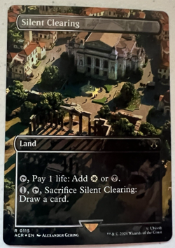 Silent Clearing (Borderless) Universes Beyond: Assassin's Creed Foil MTG - Image 1
