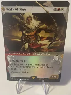 Bayek of Siwa - Foil Extended Art Showcase Assassin's Creed R NM MTG #142 - Image 1