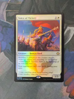 Voice of Victory - Foil | Dragonstorm | NM | MTG - Image 1