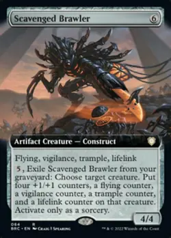 1x Scavenged Brawler ~ Extended Art NM-Mint, English Commander: The Brothers' Wa - Image 1