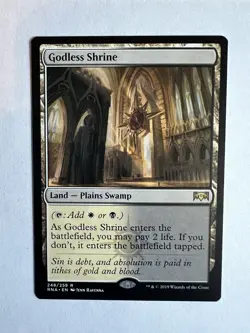MTG Godless Shrine Ravnica Allegiance 248/259 Regular Rare - Image 2