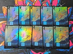 10x Island x10 NM Foil MTG 0288 Lost Caverns of Ixalan Unplayed Magic Gathering - Image 1