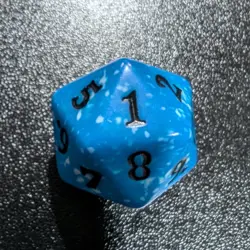 Magic The Gathering D20 Spindown Die - Guilds Of Ravnica, Dimir Guild Kit MTG - Image 2