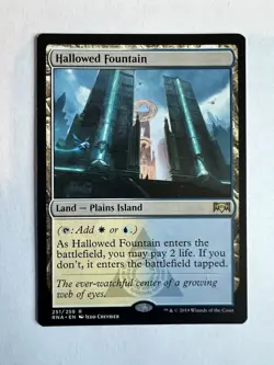 MTG Hallowed Fountain Ravnica Allegiance 251/259 Regular Rare - Image 2