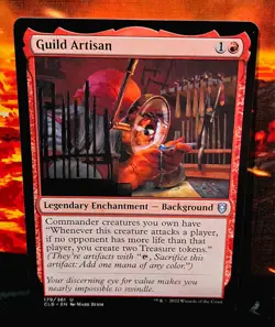 magic the gathering - Guild Artisan - Legendary Enchantment - Background - Red - Image 1