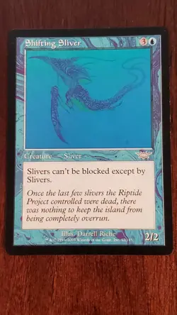 Shifting Sliver Legions EX/LP 52/145 MTG Magic the Gathering Creature Uncommon - Image 1