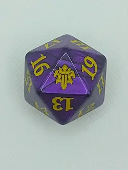 Magic the Gathering Throne Of Eldraine Oversized Spindown D20 Lifecounter - Image 2