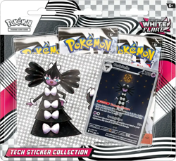 POKEMON White Flare Tech Sticker Collection 3 Pack Gothitelle Black Bolt - Image 3