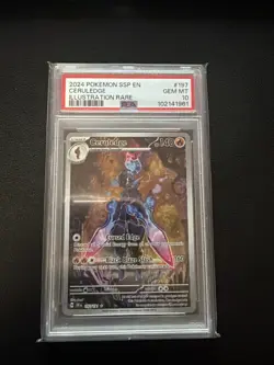 2024 Pokemon SV Surging Sparks SSP EN Ceruledge #197/191 PSA 10 - Image 1