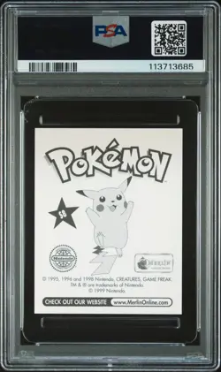 PSA 9 MINT 1999 MERLIN POKEMON S8 VILEPLUME-PRISM - Image 4