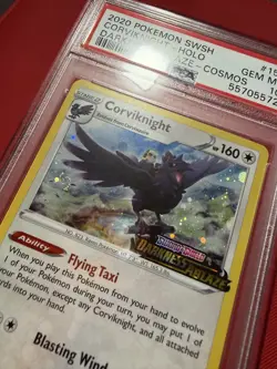 PSA 10 Pokemon Corviknight 156/189 Darkness Ablaze Stamped Promo low POP 9 Cosmo - Image 2