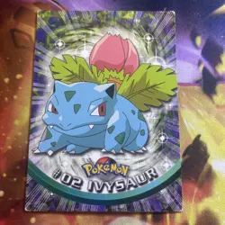 Ivysaur #02 Pokemon Topps TV Animation Edition Blue Logo [1999] - Image 1