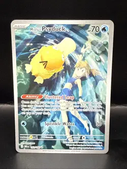 Pokemon TCG Misty's Psyduck Scarlet & Violet 193/182 Destined Rivals NM - Image 1