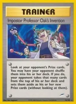 Impostor Professor Oak's Invention (#094/105) - Unlim E - Neo Destiny MP Pokemon - Image 1