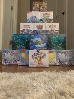POKEMON TCG 4-PACK BOOSTER BUNDLE ONLY ENGLISH (READ THE DESCRIPTION) - Image 1