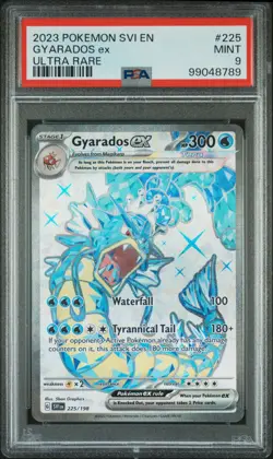 2023 POKEMON SVI EN-SCARLET & VIOLET ULTRA RARE #225 GYARADOS EX PSA 9 - Image 1