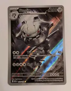 Steelix 150/132 Illustration Rare Pokemon Mega Evolution NM - Image 1