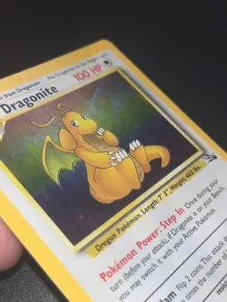 Pokemon TCG Dragonite 4/62 Fossil Holo Rare 1999 Moderate to Heavily Played - Image 3