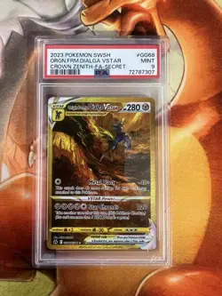 Origin Forme Dialga Vstar GG68/GG70 Crown Zenith PSA Graded 9 Pokemon TCG - Image 1