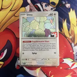 Pokemon TCG - Ditto 132/185 Holo Play Stamped Prize Pack Series 6 - Image 1