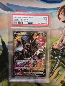 2021 Pokemon Sword & Shield Necrozma V Battle Styles 149 PSA 9 - Image 1