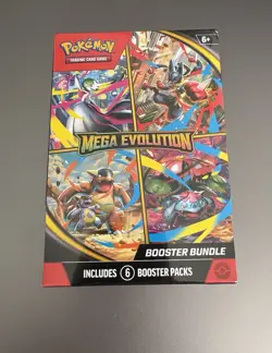 Pokemon Mega Evolution Booster Bundle New Sealed Lot of 3 - Image 1