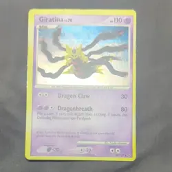 Pokemon TCG Giratina Lv. 70 Platinum 28/127 Holo Exclusive Cosmos Holo Rare - LP - Image 2