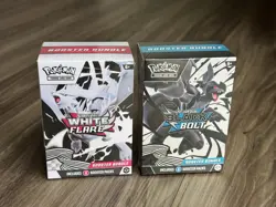 Pokemon TCG Black Bolt and White Flare Booster Bundle Set of 2 - Sealed - New - Image 1