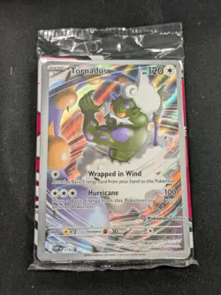 Tornadus Pokemon Center White Flare Black Star Promo SVP 210 Sealed - Image 1
