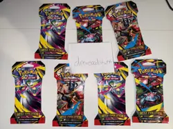 Lucky Lot of 7 - Pokemon Mega Evolution Sleeved Booster Packs sealed BRAND NEW - Image 2