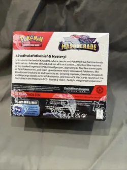 Pokemon TCG Scarlet Violet Twilight Masquerade Booster Box Factory Sealed - Image 2