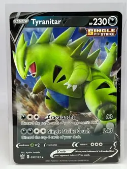 Tyranitar V 097/163 - Pokemon TCG Battle Styles (2021) - NM - Holo Ultra Rare - Image 1