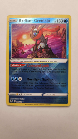 Radiant Greninja Holo 46/189 Pokemon SWSH: Astral Radiance - NM - Image 1