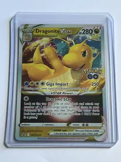 Dragonite VStar SWSH236 Sword & Shield Pokemon GO 2022 Mint - 9.0 + Holo Promo - Image 1