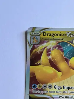 Dragonite VStar SWSH236 Sword & Shield Pokemon GO 2022 Mint - 9.0 + Holo Promo - Image 5