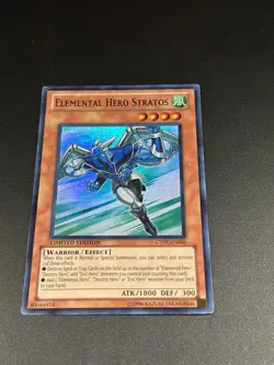 Yu-Gi-Oh! Elemental HERO Stratos CT07-EN006 Limited Edition NM - Image 1