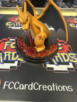 Charizard ex Super Premium Collection Box Card Display Pokemon TCG - FIGURE ONLY - Image 1