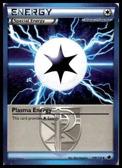 Plasma Energy Special Energy 106/116 Plasma Freeze Pokemon Card | LP - Image 1