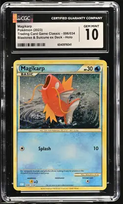2023 Pokemon Trading Card Game Classic #006/034 Magikarp CGC 10 - Image 1