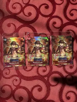 One Piece Treasure Booster Promo Card Monkey D Luffy ST10-006 Alternate Art New - Image 3