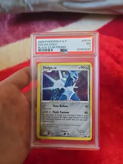 Psa Graded Holo Promo Diamond And Pearl Dialga Pokemon Card - Image 1