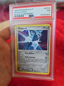 Psa Graded Holo Promo Diamond And Pearl Dialga Pokemon Card - Image 2