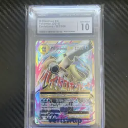 CGC 10 GEM MINT M Blastoise EX Evolutions 102/108 Ultra Rare Holo Pokemon Card - Image 1