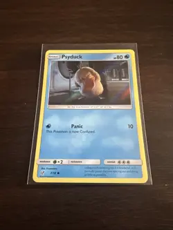 Pokemon Psyduck Holo Common 7/18 Detective Pikachu Holo Trading Card TCG - Image 1