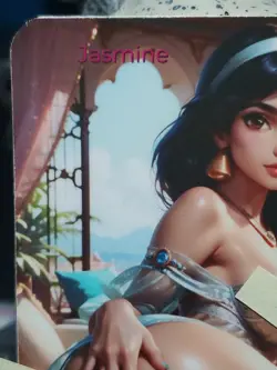 1/1 Only 1 Made Jasmine Butt Disney Aladdin NSFW Lonestar Customs Waifu Card - Image 2