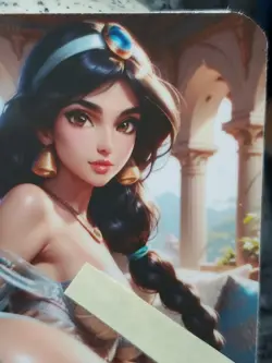 1/1 Only 1 Made Jasmine Butt Disney Aladdin NSFW Lonestar Customs Waifu Card - Image 3