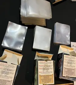 100’s of Ultra PRO Deck Protector Clear Card Sleeves Rembrandt Vintage 1995 - Image 2